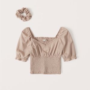 Abercrombie puff sleeve top